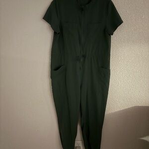 Chic Dark Green Women's Jumpsuit